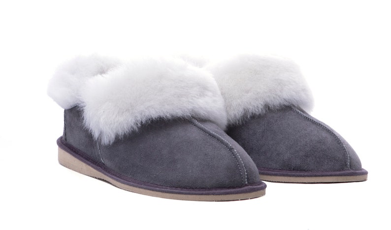 sheepskin slippers with heel