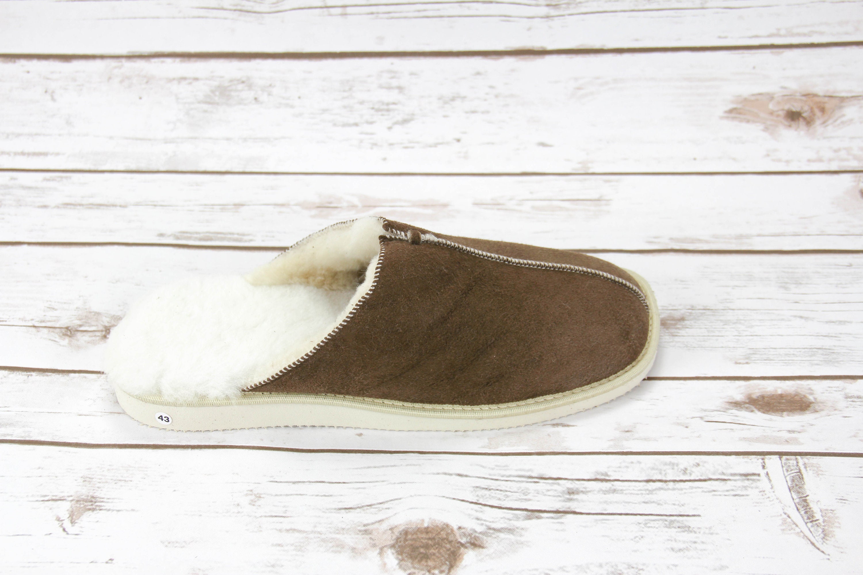 vegan sheepskin slippers