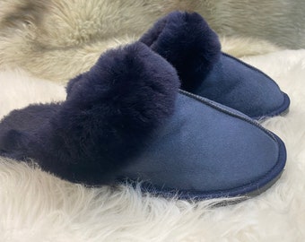 Women's Sheepskin Slippers/boots 100% Leather Fur Every | Etsy