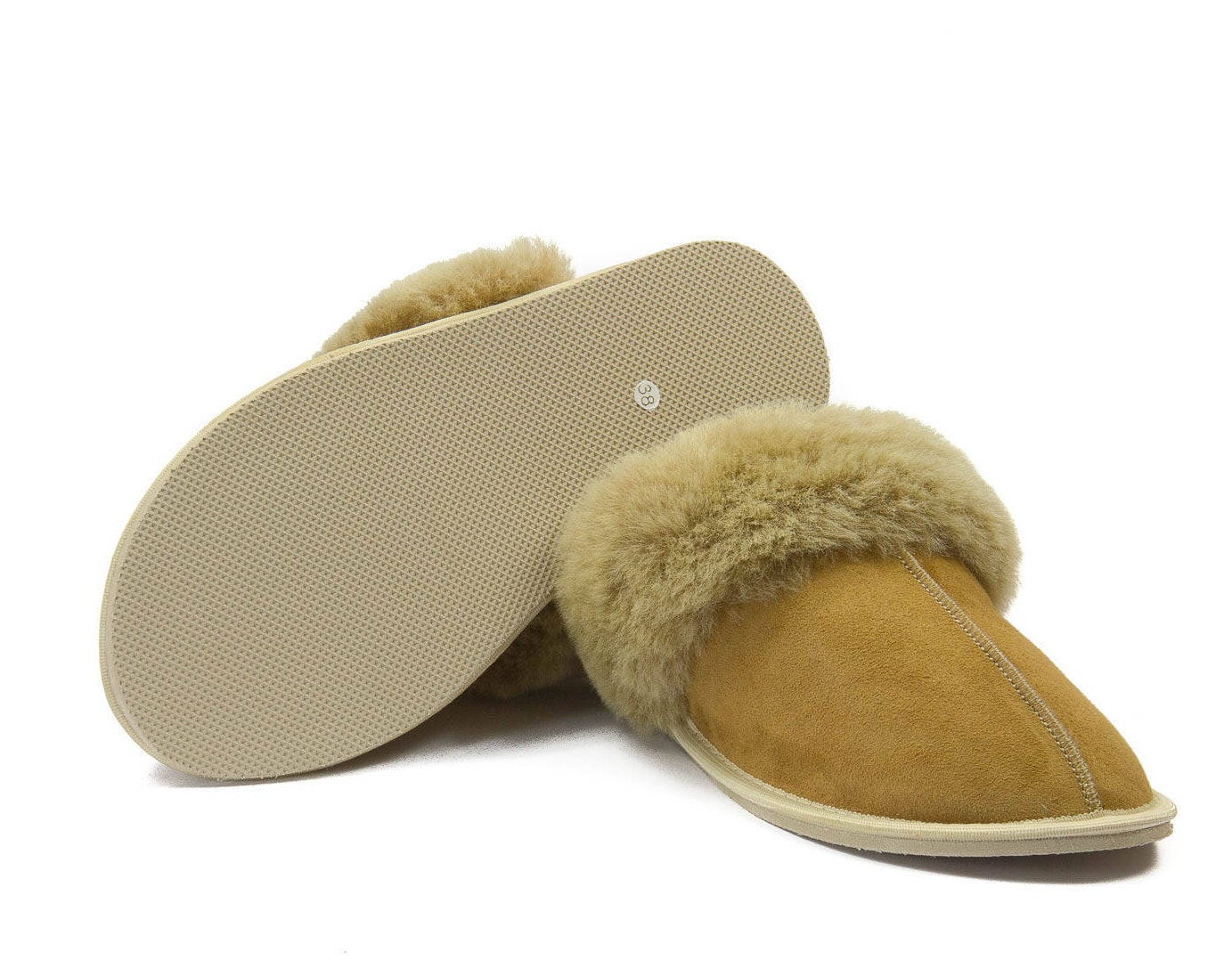 womens sheepskin slippers size 5