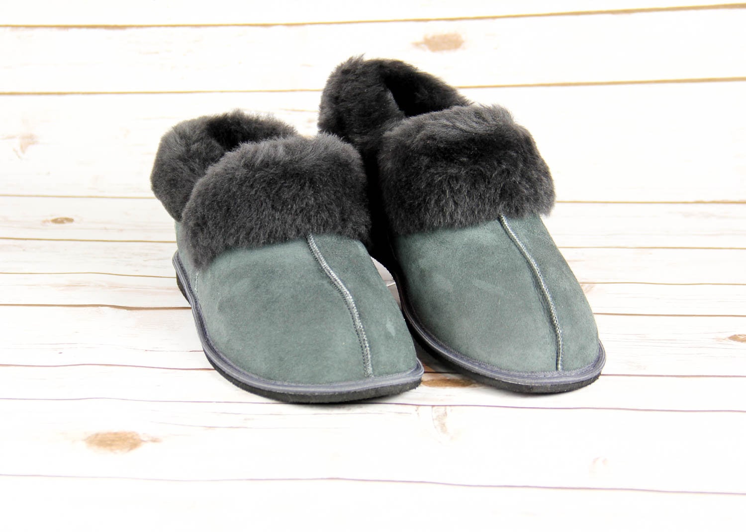 vegan sheepskin slippers