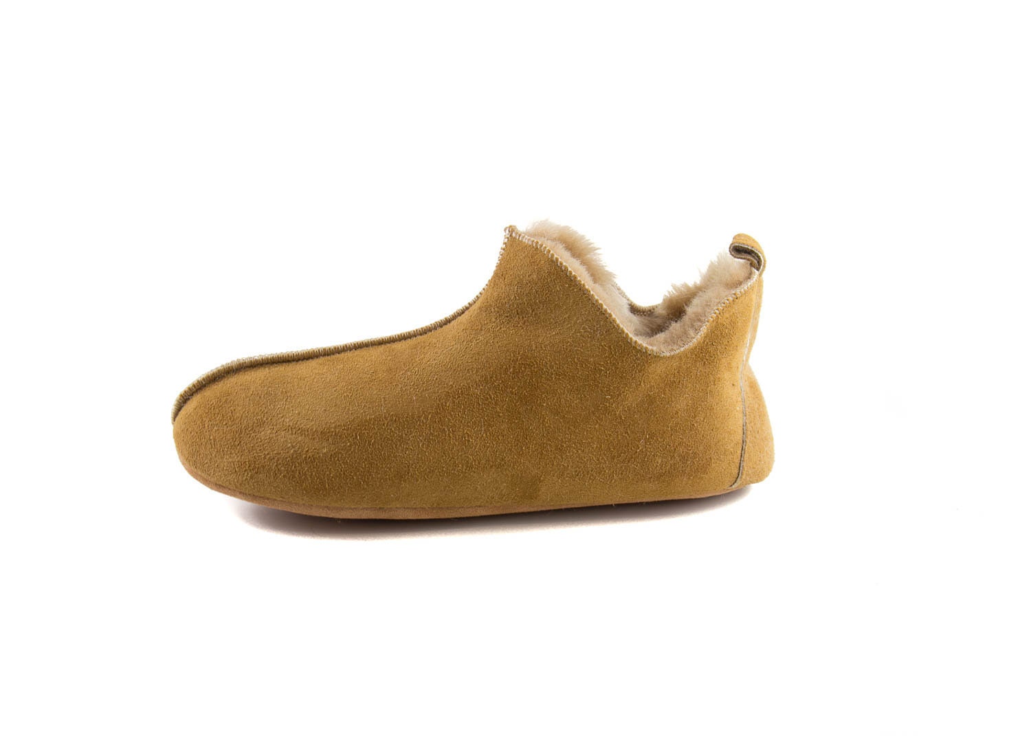 tan sheepskin slippers