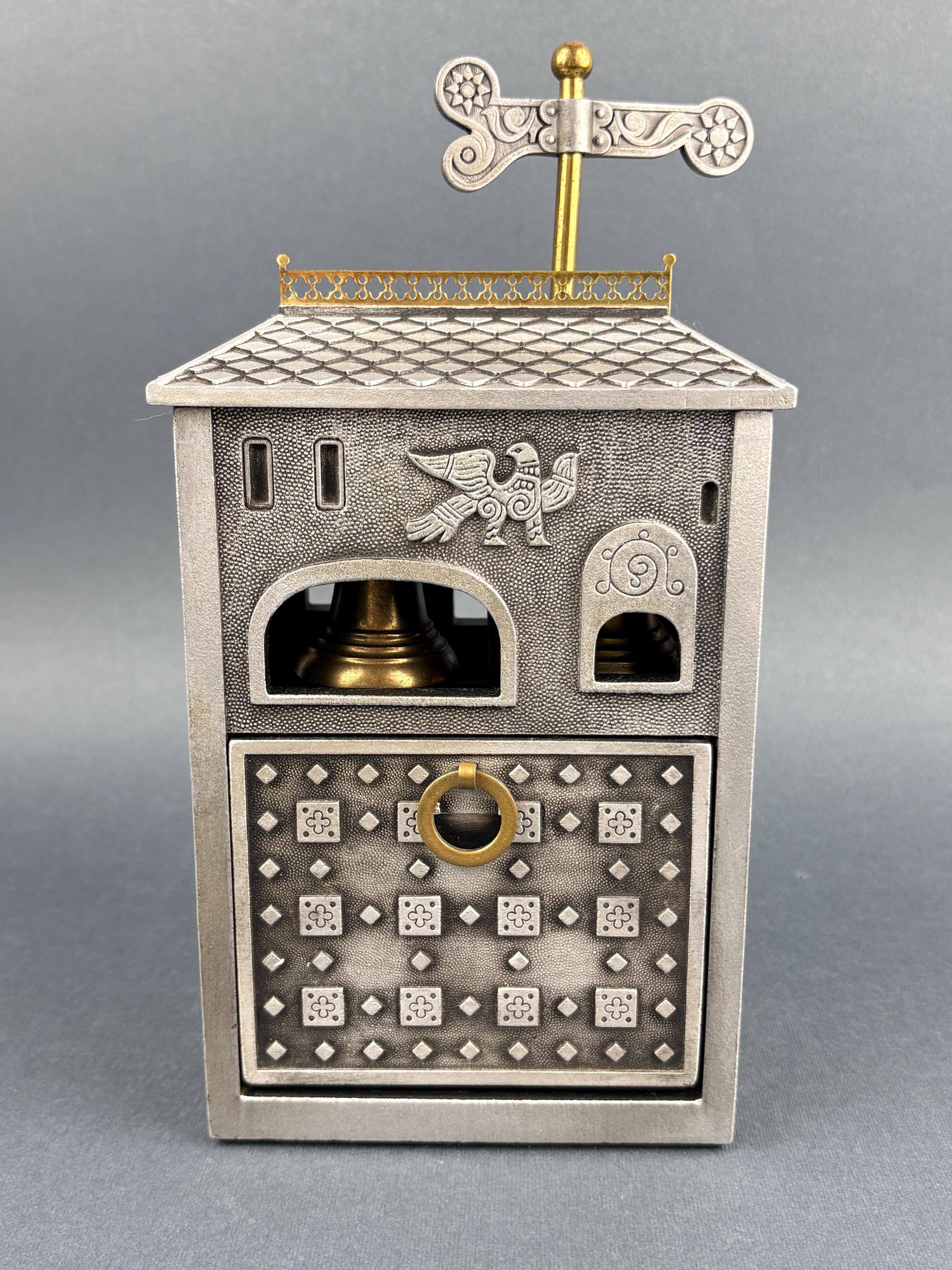 musical cigarette case holder antique cigarette holder c.1880 European Antiques Vintage Pagoda Musical Cigarette Dispenser