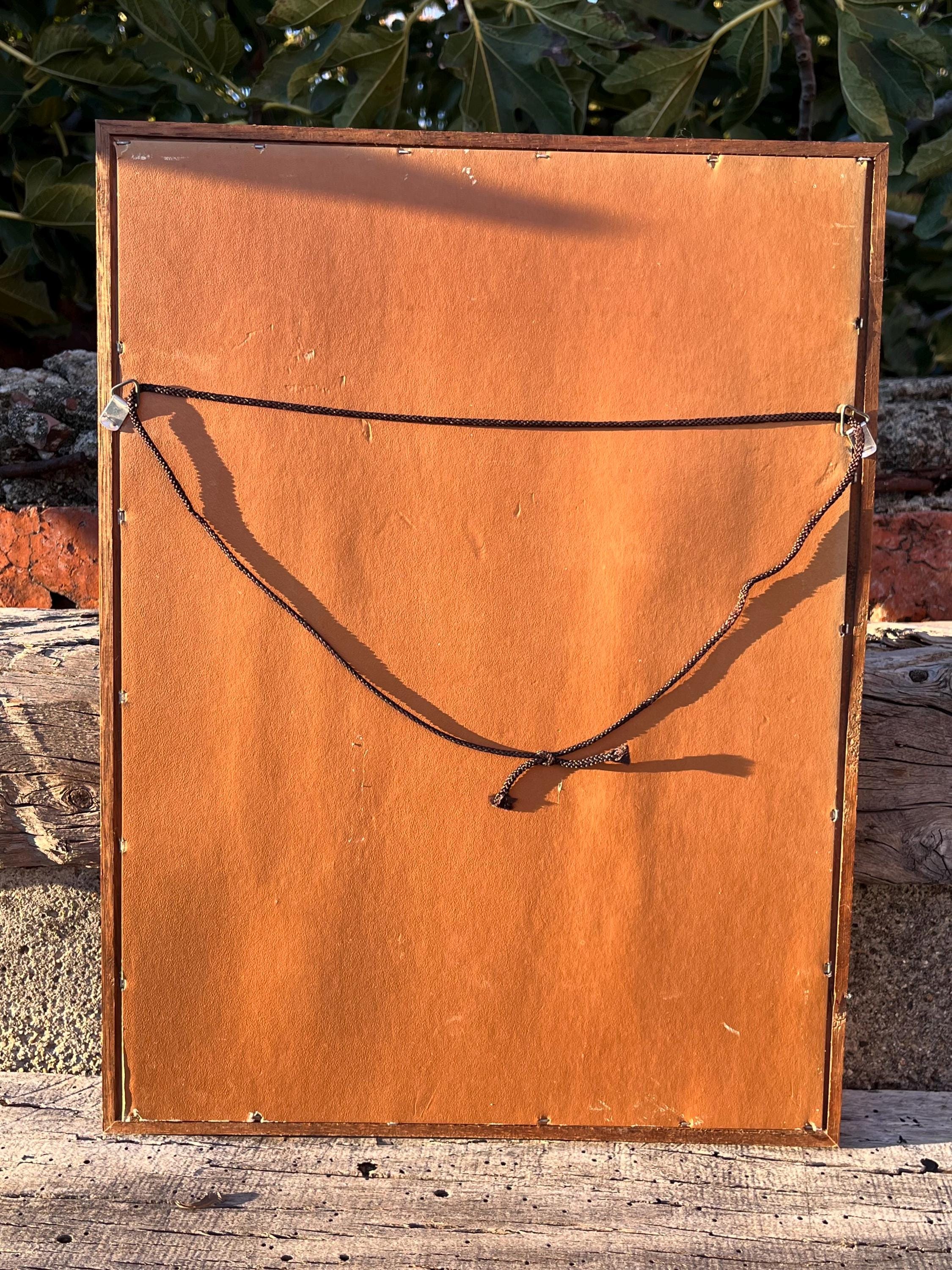 希少なヴィンテージ アール ヌーボー スタイルのミラー、女性の肖像画