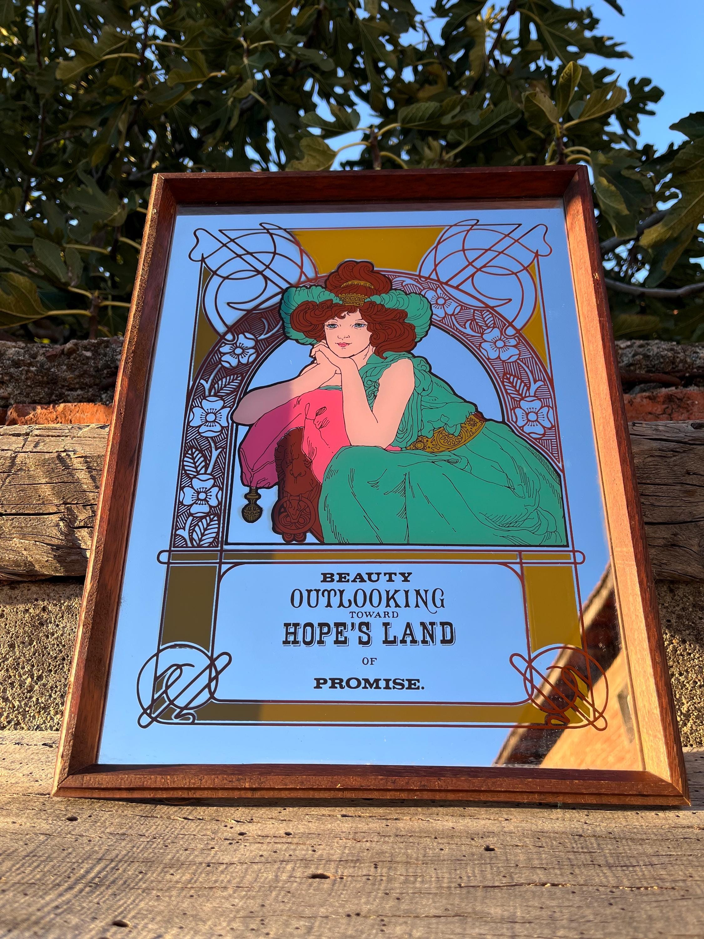 アールヌーボー　壁掛け鏡　ミラー アールヌーボーウォールミラー - WESTWOOD ANTIQUES