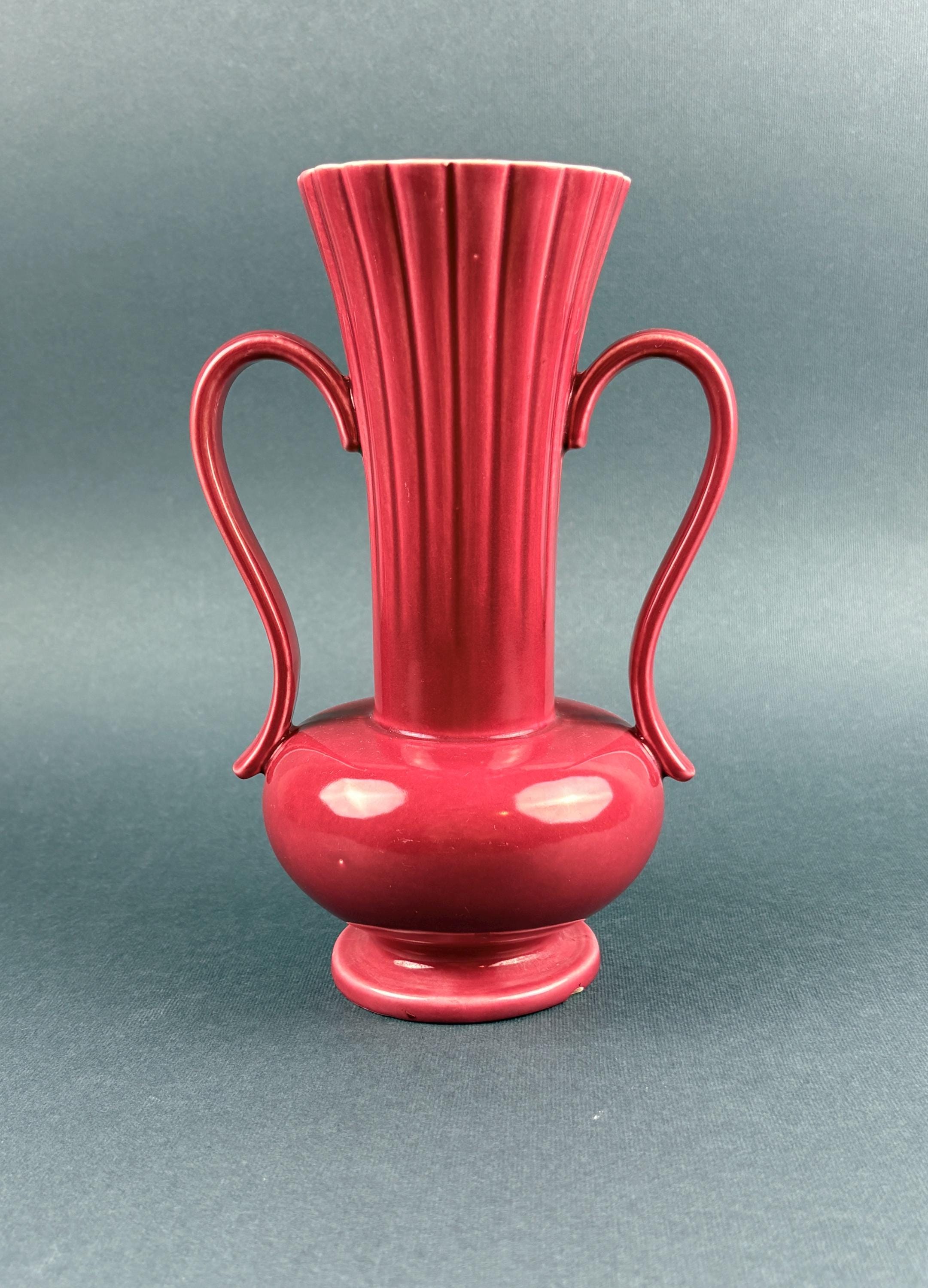 チェコ共和国 Rubin ビンテージ 花瓶 フラワーベース 時代物 ガラス Rubin vase - Etsy 日本