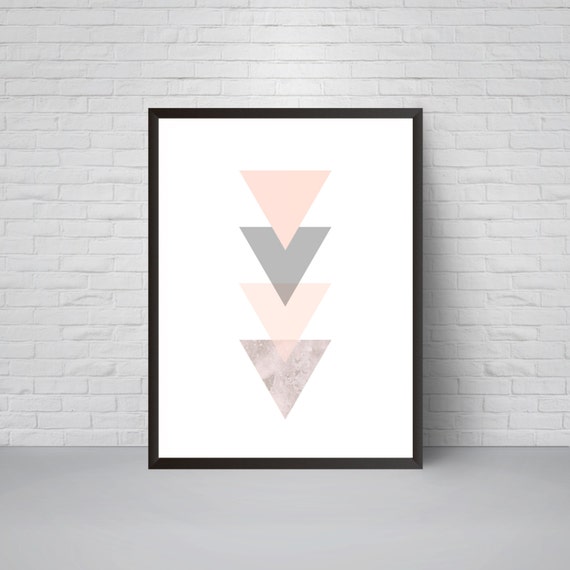 Digital print Wall decor Nordic Style Neutral Gray Pink Triangles wall art Printable art Geometric Office Salon Minimalist Modern art Digital print Wall decor Nordic Style Neutral Gray Pink Triangles wall art Printable art Geometric Office Salon Minimalist Modern art