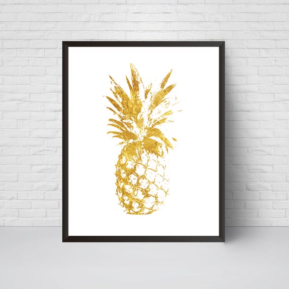Modern Minimalist Summer Decor Beach Print Beach Printable Wall Art Ocean Tropical Summer Pineapple Wall Art Decor Pineapple Print
