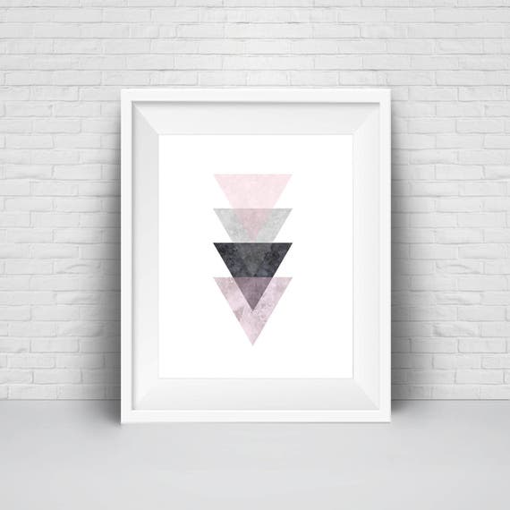 Digital print Wall decor Nordic Style Neutral Gray Pink Triangles wall art Printable art Geometric Office Salon Minimalist Modern art Digital print Wall decor Nordic Style Neutral Gray Pink Triangles wall art Printable art Geometric Office Salon Minimalist Modern art