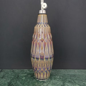 Glazed Porcelain Oil Bottle with Stainless Steel Spout