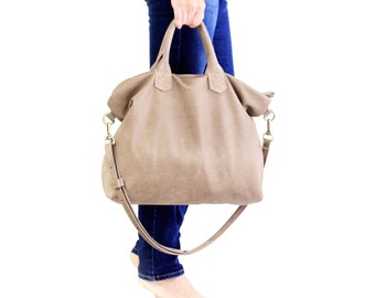 Shoulder bag / Borsa tracolla / borsa in pelle con manici, in morbida pelle nappa italiana / Silvie Shoulder bag