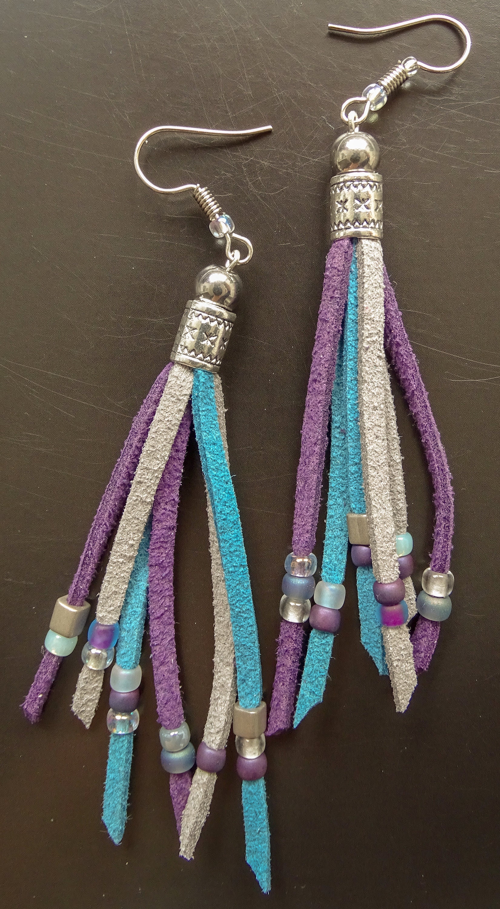 Thread Bead Earrings - Etsy