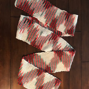 Snowy Christmas Scarf
