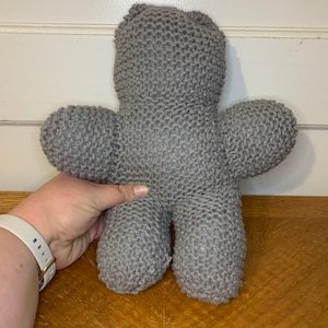 Graystone, the Solid Gray Teddy Bear