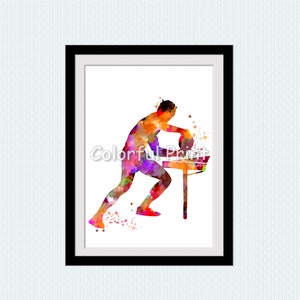 Table tennis print Table tennis poster Table tennis decor Ping Pong print Sport poster Birthday gift Sport print Home decor Wall art W942