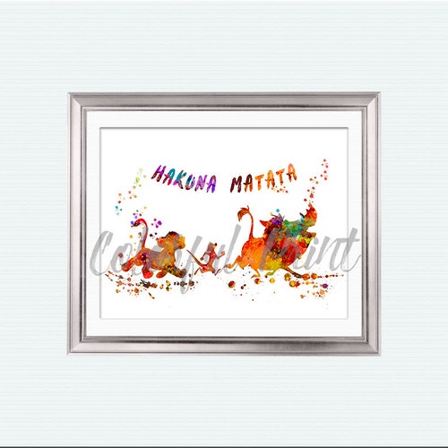 Hakuna Matata Printable Lion King Poster Digital Download - Etsy