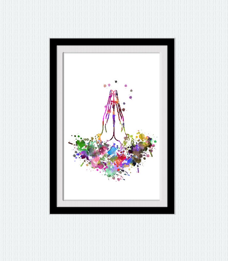 Yoga poster set yoga meditation print Hamsa art Lotus flower Om poster Buddha print Yoga studio decor namaste home design Zen yoga gift S25