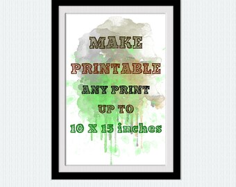 Instant download wall art, watercolor print, printable art, colorful print, dome art downloadable, Make this print digital, send it by mail
