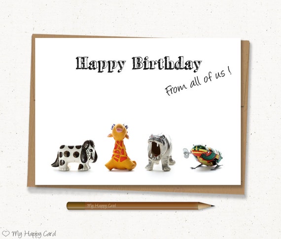 Birthday card Printable 5X7 Digital file | Etsy