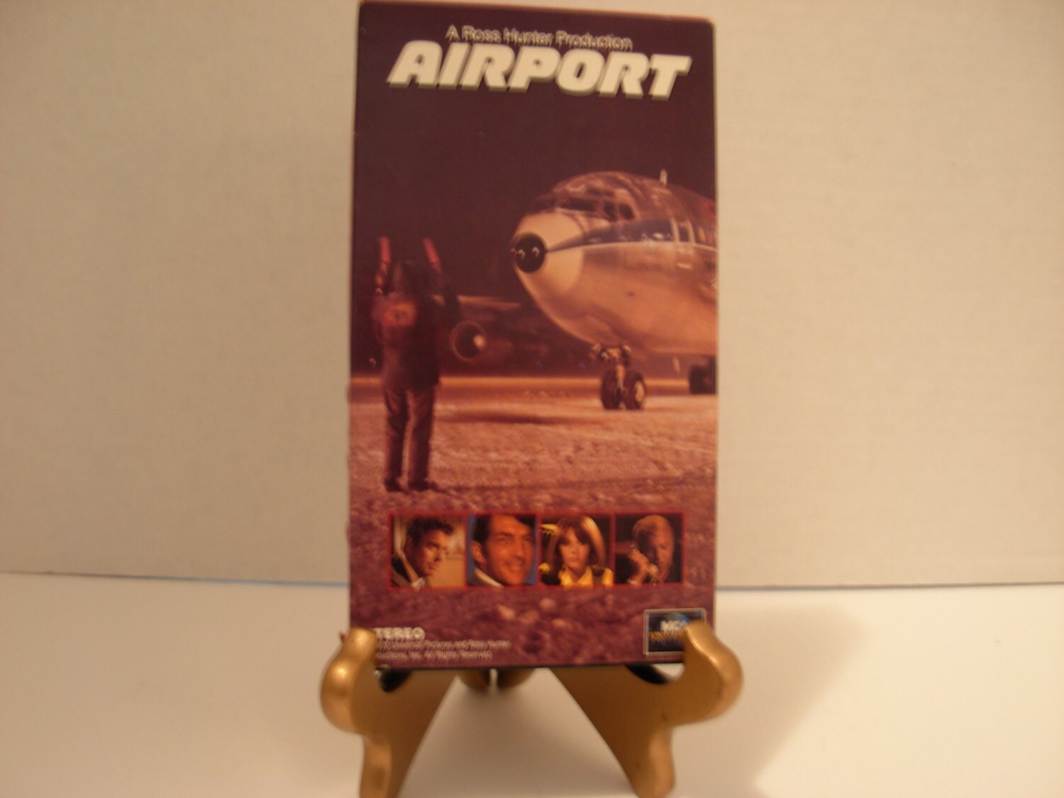 Airport VHS Tapecolor Burt Lancaster Kennedy Free Etsy