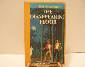 The Hardy Boys, #19, The Disappearing Floor, Franklin W. Dixon, Hardcover, No Dust Jacket, 1964, Free Shipping