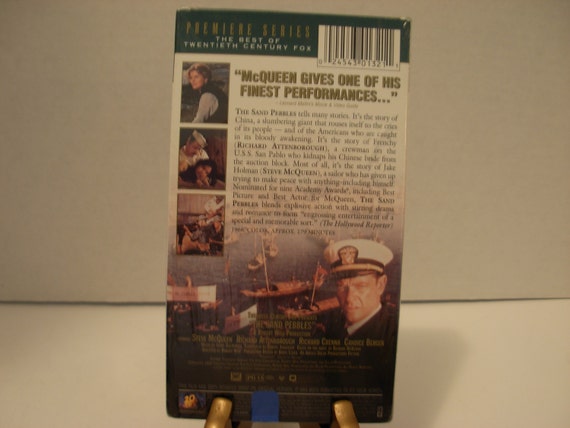 The Sand Pebbles Vhs Tape Sealed Steve Mcqueen Color Free Etsy