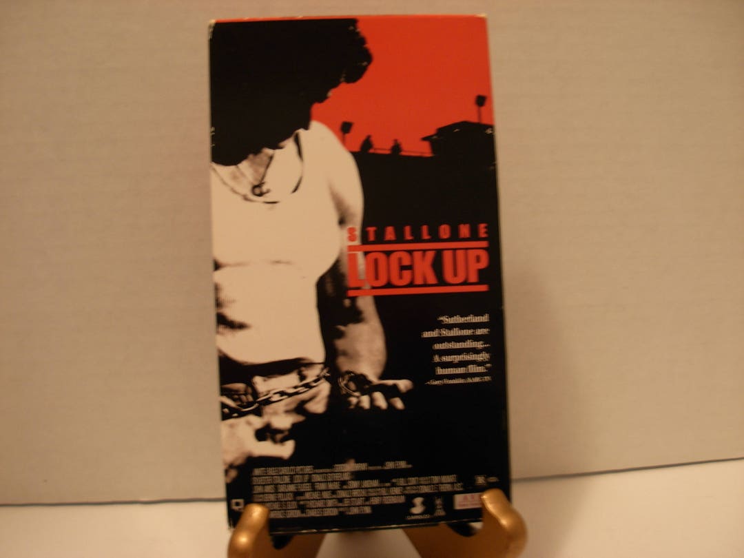 VHS Tape Lock Up Sylvester Stallone Donald Sutherland Etsy