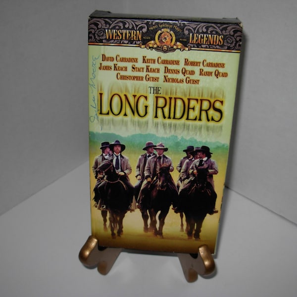 The Long Riders, VHS Tape, David Carradine, Stacy Keach, Western Legends, Free Shipping
