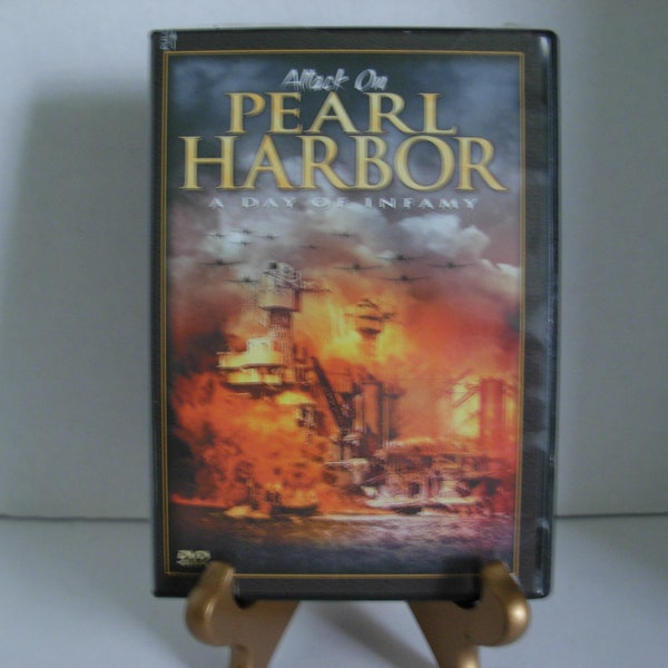 DVD Tape, Attack On Pearl Harbor, A Day of Infamy, B & W, Color, Full Screen, Free Shipping
