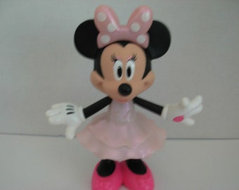 Minnie Mouse, Talking and Changing Colors, Hard Platic, with Batteries, Works Great, Free Shipping