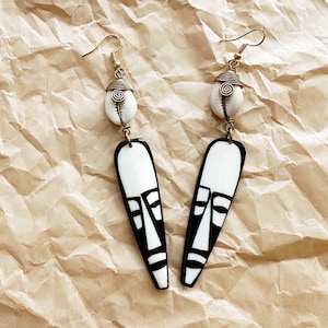 Mask Tribe Earrings // African Jewelry, African Earrings, Afrocentric Jewelry, Ethnic Jewelry, Africa Earrings, Afrocentric Earrings,