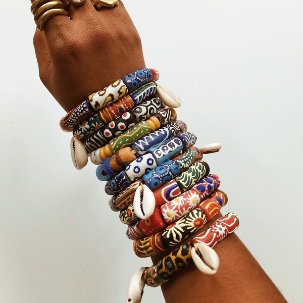 Pattern People Bracelets // African Tuareg Bracelet, African Jewelry, Colorful Jewelry, Afrocentric, Krobo Bracelets, Ethnic Jewelry, Maasai
