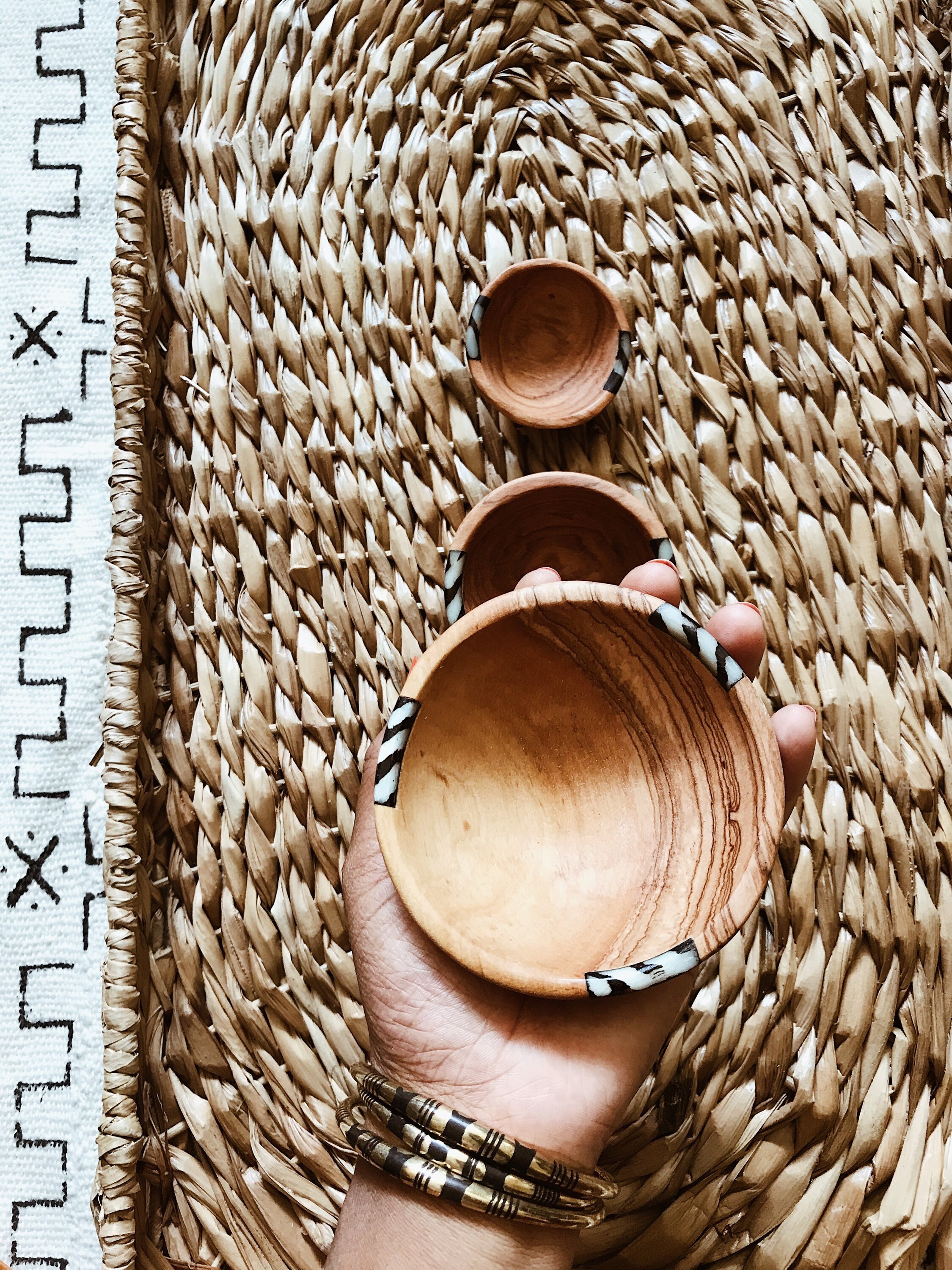 小さなバティックスパイスボウル // アフリカ雑貨、アフリカのボウル