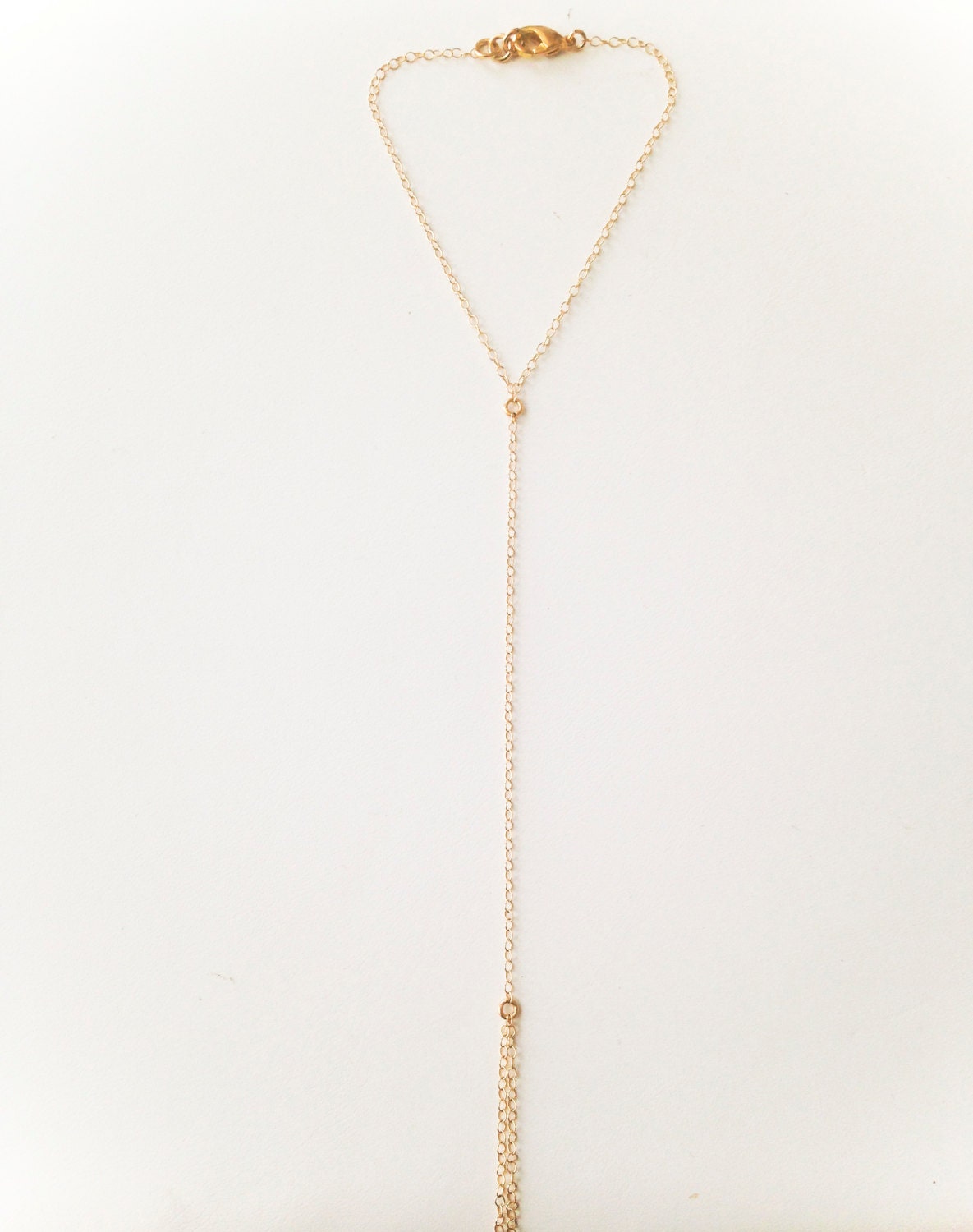 14KT Gold Filled Hand Chain // Everyday Jewelry Dainty - Etsy