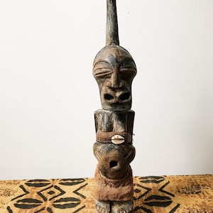 Vintage Songye Statue // Vintage Wood African Statue, Afrocentric Style, African Art, African Decor, African Home Decor
