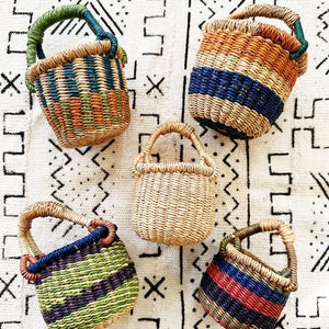 Sustainably Produced Bolga Pot Basket Set of 3 – Woven Worldwide