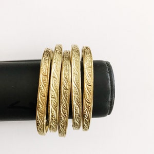 Divination Etched Cuff // Brass Bangles, Stack Bracelets, African Jewelry, Egyptian Jewelry, Gold Bangles,Gold Bracelets,Adjustable Cuffs Waves