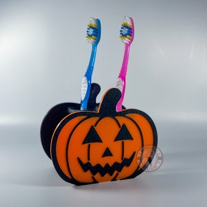 Pumpkin Toothbrush Holder