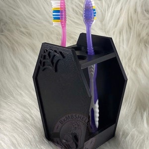 Coffin Toothbrush Holder