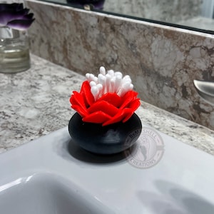 Flower Q-Tip Holder