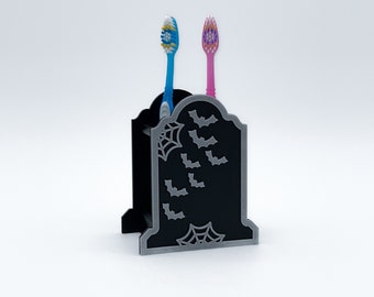 Tombstone Toothbrush Holder