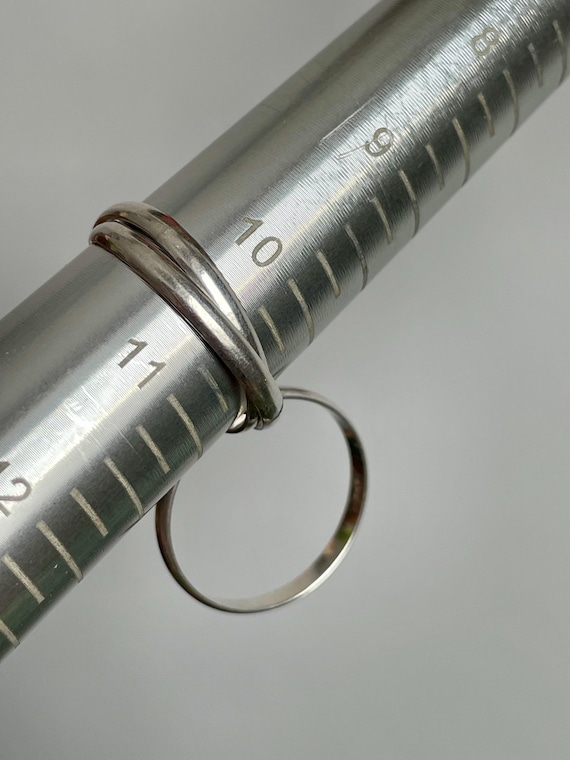 925 Triple Interlocking Band Ring - image 2