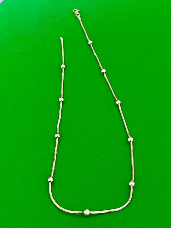 925 Snake Chain with Beads - image 7