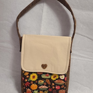 Autumn Flip Top Tote Bag