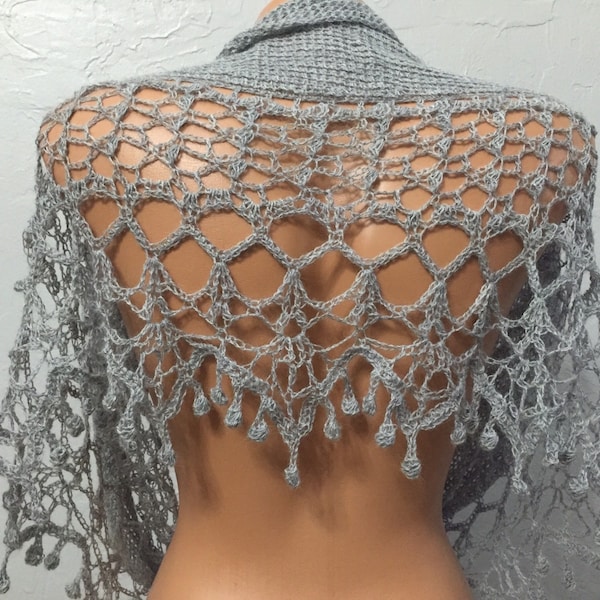 Sprite, Crochet Lace Shawl Pattern PDF