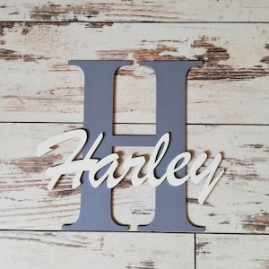 Baby room wooden wall decor / personalized nursery decor / wooden letters / baby name sign / kids room decor / baby shower gift / wood sign