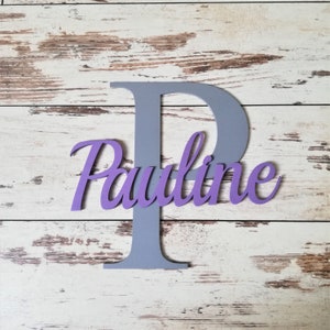 Baby room wooden wall decor / personalized nursery decor / wooden letters / baby name sign / kids room decor / baby shower gift / wood sign