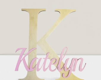 Personalized Wooden Name Sign, Nursery Wall Decor
