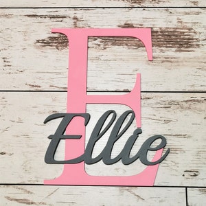 Baby room wooden wall decor / personalized nursery decor / wooden letters / baby name sign / kids room decor / baby shower gift / wood sign