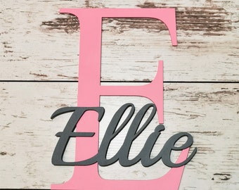 Baby room wooden wall decor / personalized nursery decor / wooden letters / baby name sign / kids room decor / baby shower gift / wood sign